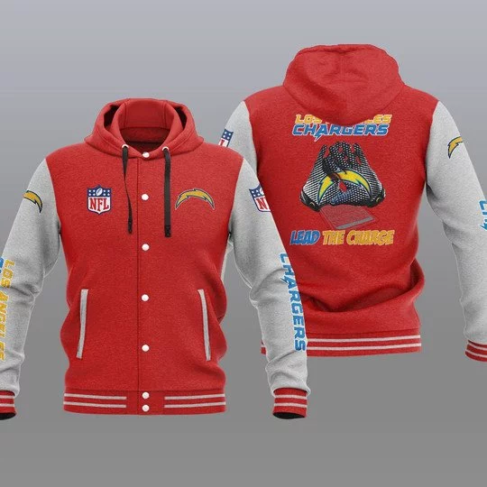 Los Angeles Chargers Baseball Jacket JK89 - Image 2