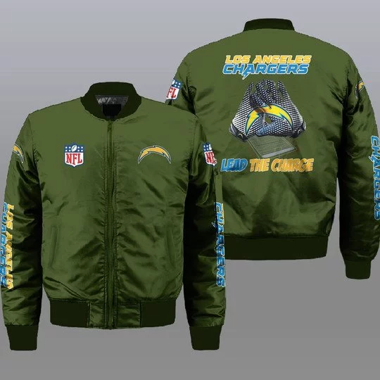 Los Angeles Chargers Bomber Jacket Full Size KI37