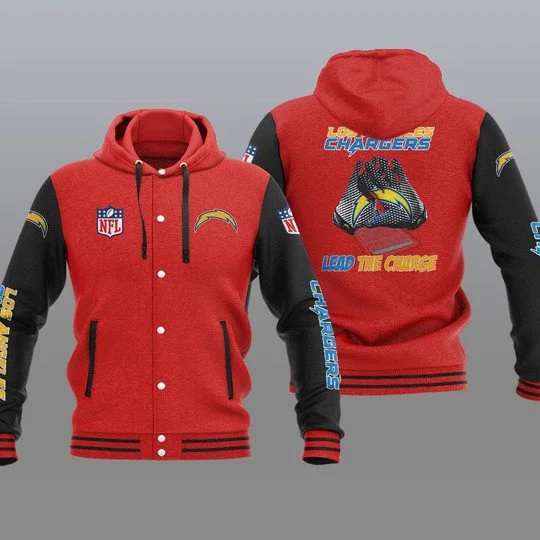Los Angeles Chargers Baseball Jacket OP67 - Image 2