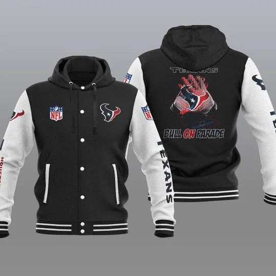 Houston Texans Baseball Jacket JV36 - Image 2