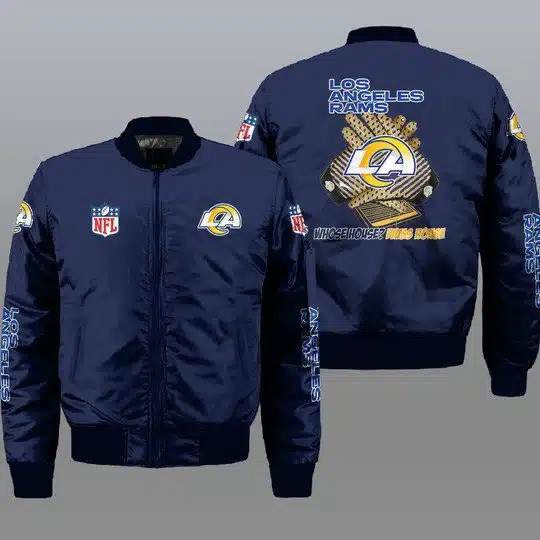 Los Angeles Rams Bomber Jacket Full Size XK18