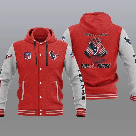 Houston Texans Baseball Jacket AS43 - Image 2