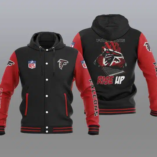 Atlanta Falcons Baseball Jacket JV79 - Image 2