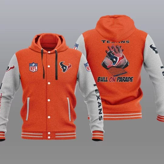 Houston Texans Baseball Jacket IV46 - Image 2