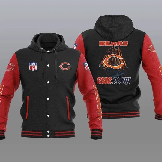 Chicago Bears Baseball Jacket YF98 - Image 2