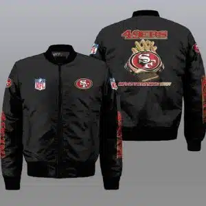 San Francisco 49ers Bomber Jacket Full Size YY30