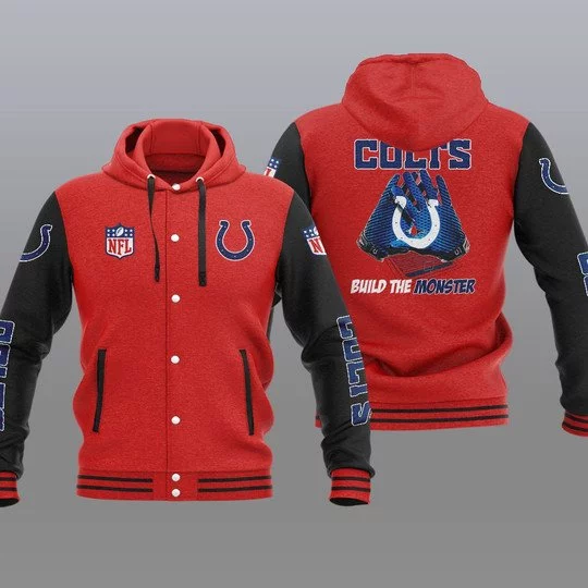 Indianapolis Colts Baseball Jacket KX38 - Image 2