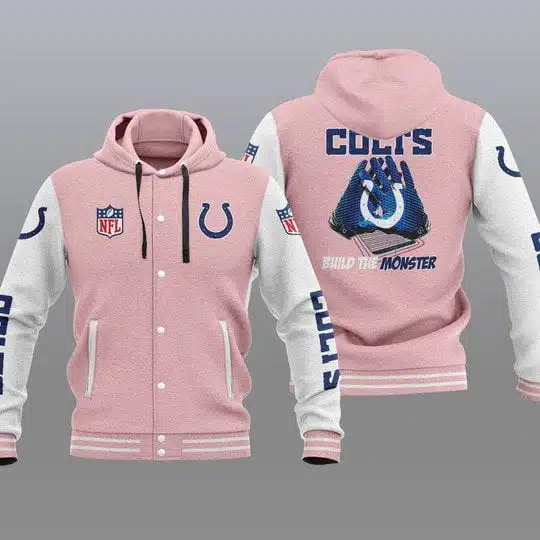 Indianapolis Colts Baseball Jacket JB11 - Image 2