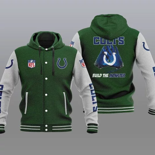Indianapolis Colts Baseball Jacket UW48 - Image 2