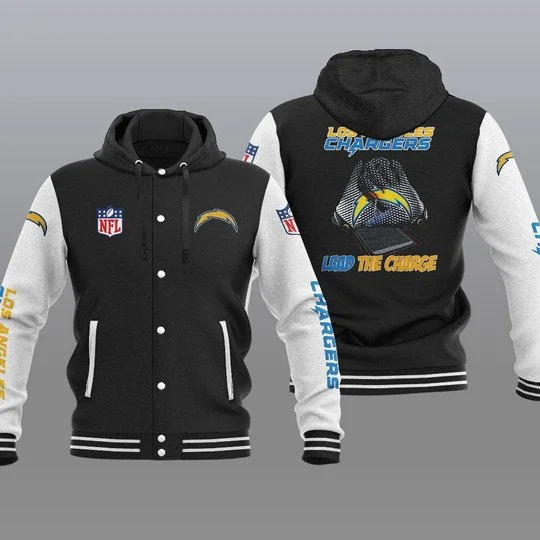 Los Angeles Chargers Baseball Jacket KB61 - Image 2