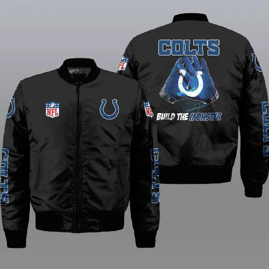 Indianapolis Colts Bomber Jacket Full Size FK28