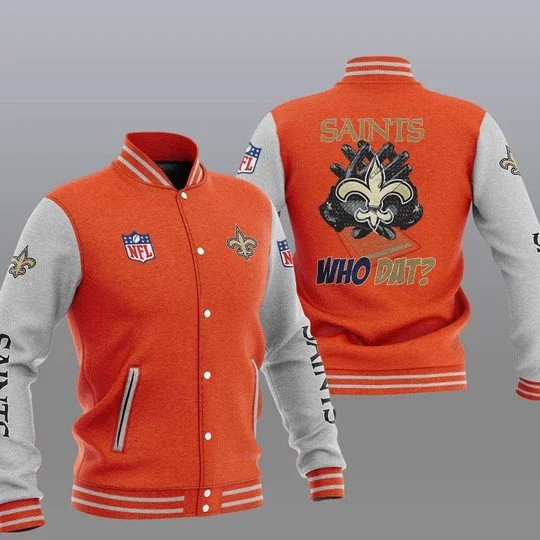 New Orleans Saints Baseball Jacket UC76