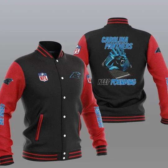 Carolina Panthers Baseball Jacket UV55