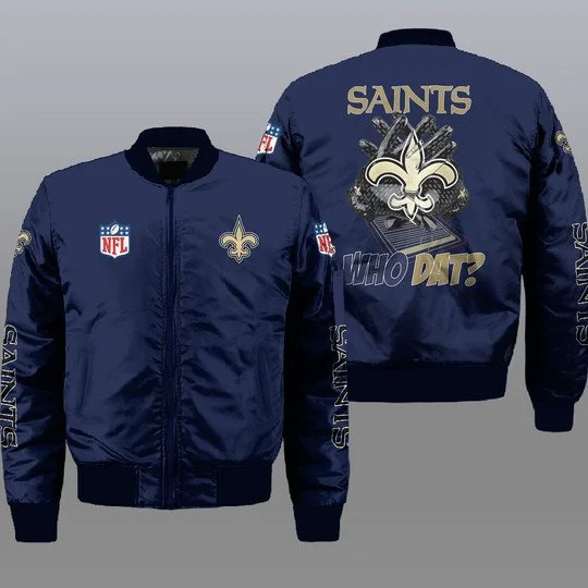 New Orleans Saints Bomber Jacket Full Size BI29