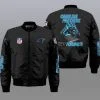 Carolina Panthers Bomber Jacket Full Size TL94