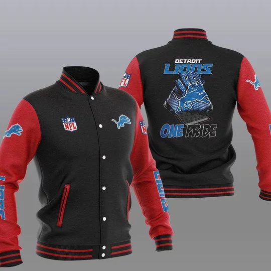 Detroit Lions Baseball Jacket RL94