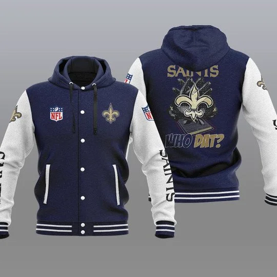 New Orleans Saints Baseball Jacket DL11 - Image 2