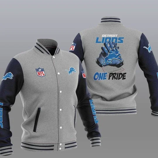 Detroit Lions Baseball Jacket XK93