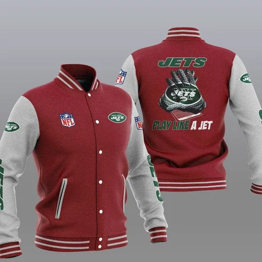 New York Jets Baseball Jacket RM09