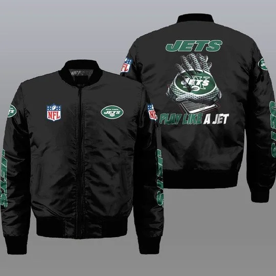 New York Jets Bomber Jacket Full Size YZ83