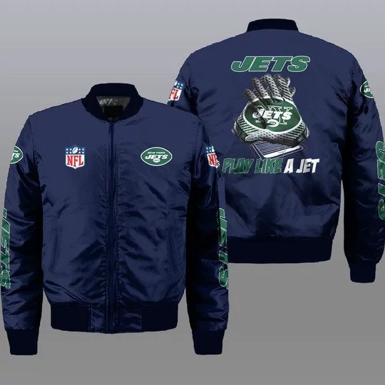 New York Jets Bomber Jacket Full Size GK29