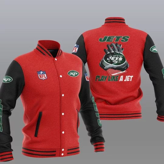 New York Jets Baseball Jacket RZ83