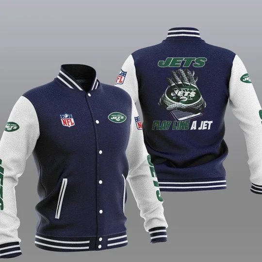New York Jets Baseball Jacket XE92