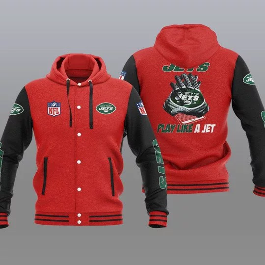 New York Jets Baseball Jacket RZ83 - Image 2