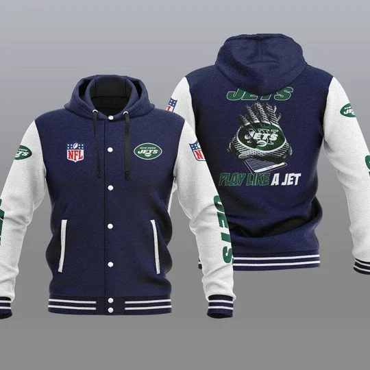 New York Jets Baseball Jacket XE92 - Image 2