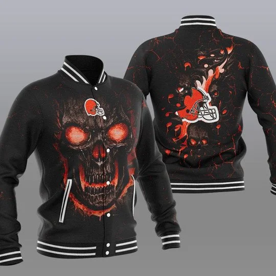 Cleveland Browns Baseball Jacket YX35