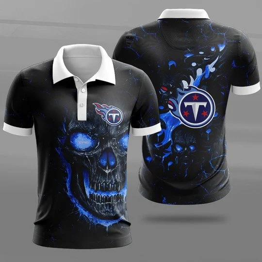 Tennessee Titans Polo T-Shirt Full Size IZ66