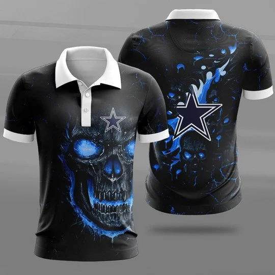 Dallas Cowboys Polo T-Shirt Full Size RR90