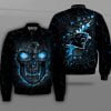 Carolina Panthers Bomber Jacket Full Size YY05