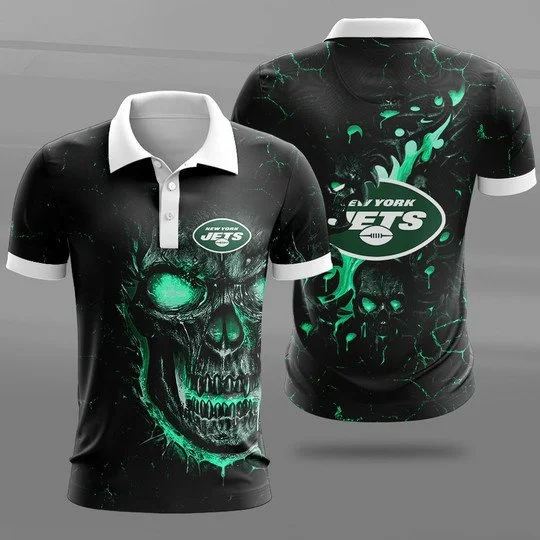 New York Jets Polo T-Shirt Full Size TI99
