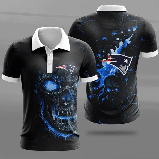 New England Patriots Polo T-Shirt Full Size KB21