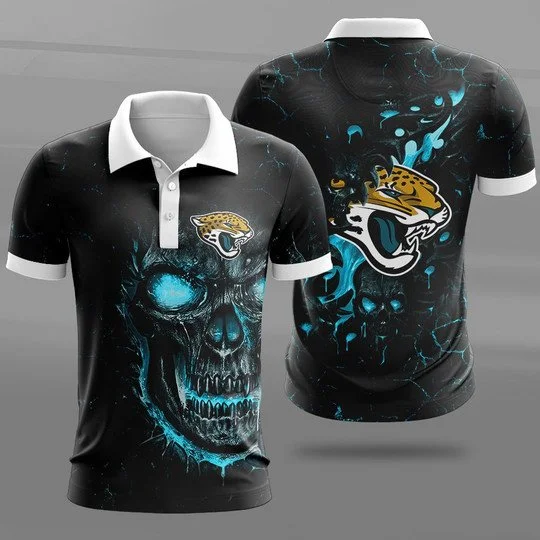 Jacksonville Jaguars Polo T-Shirt Full Size JQ44