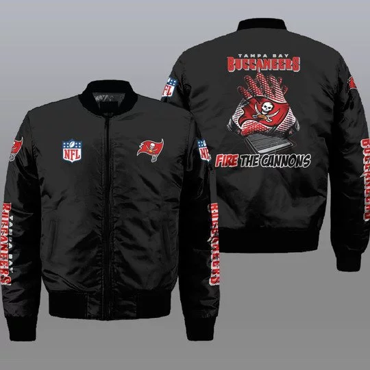 Tampa Bay Buccaneers Bomber Jacket Full Size PX98