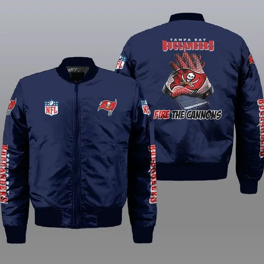 Tampa Bay Buccaneers Bomber Jacket Full Size PX88