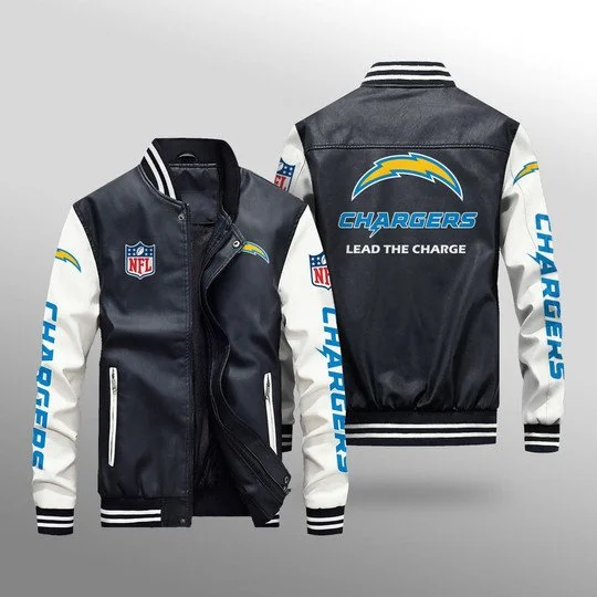 Los Angeles Chargers Leather Jacket GK92