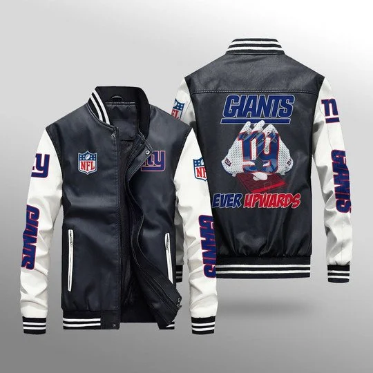 New York Giants Leather Jacket TN04
