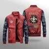 New Orleans Saints Leather Jacket VP01