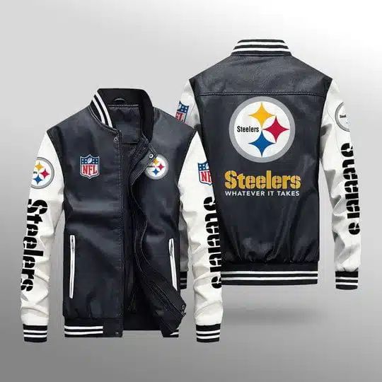 Pittsburgh Steelers Leather Jacket RV19