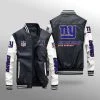 New York Giants Leather Jacket ZU29