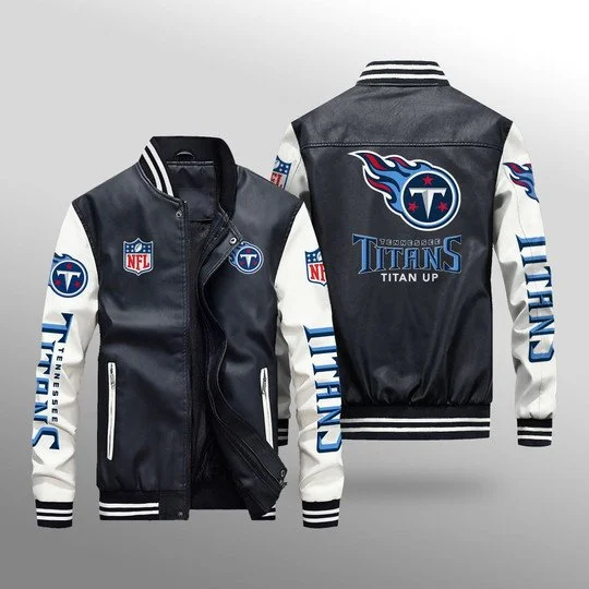 Tennessee Titans Leather Jacket OS44