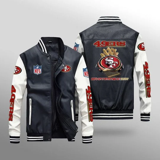 San Francisco 49ers Leather Jacket UF20