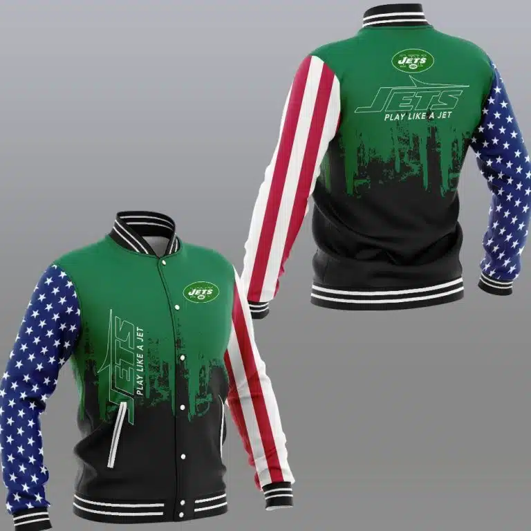 New York Jets Baseball Jacket YI13