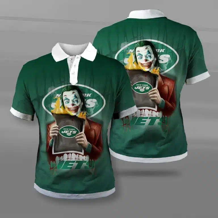 New York Jets Polo T-Shirt Full Size RK77