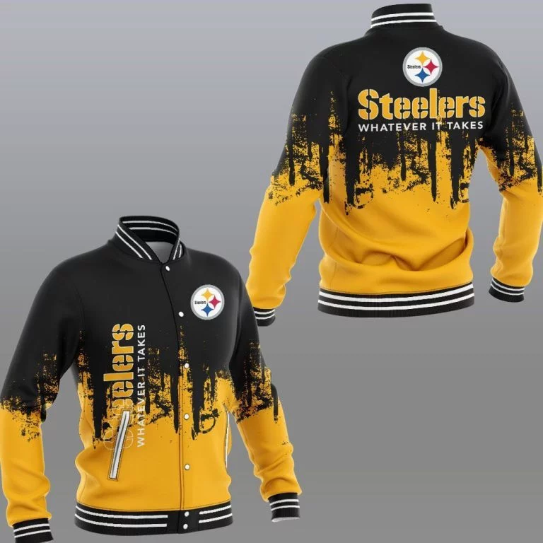 Pittsburgh Steelers Baseball Jacket UV31