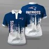 New England Patriots Polo T-Shirt Full Size AJ32