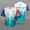 Miami Dolphins Baseball Jersey OD76